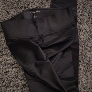 Carbon38 Black High-Waist Leggings